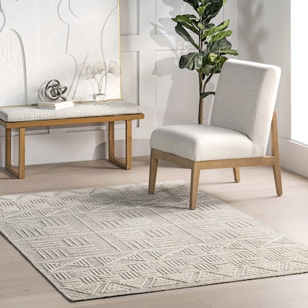 Nuloom Demetra Casual Geometric Area Rug 5ft 3in x 7ft 6in GCSN03A-508